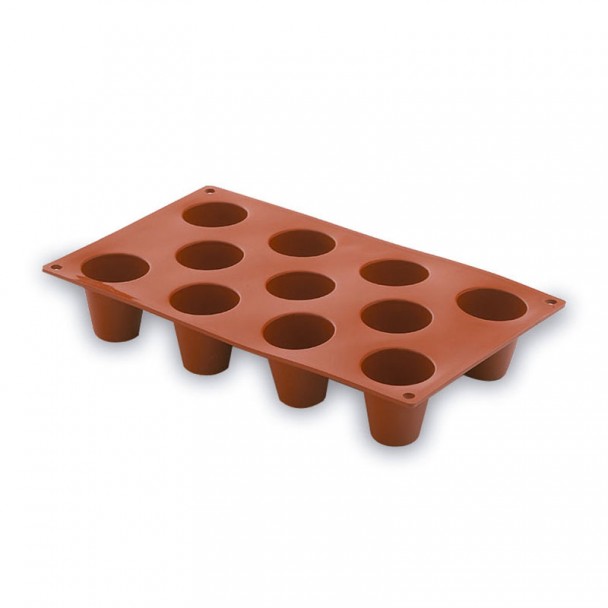 Moule À Cylindre Moyenne De 11 Cavité Silicone Pastryflex