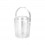 Seau à glace Double Paroi en Acrylique Transparent avec Pince + Cap