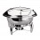 Chafing Dish Luxe Ronde En Acier Inoxydable