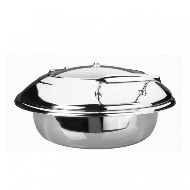 Corps Chafing Dish Luxe Ronde En Acier Inoxydable