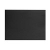 Nappe Individual en Cuir Anthracite Rectangulaire