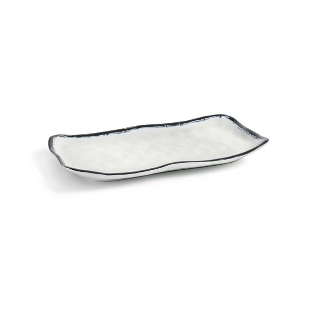 Plateau rectangulaire ondulé Sea