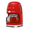 Style des années 50 rouge goutte à goutte cafetière