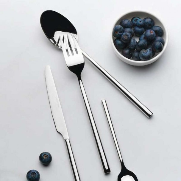 Ensemble de Couverts Oslo en Acier Inoxydable - 24 Pièces